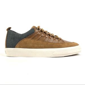 Tsubo Sophisticated Casual Leather Sneaker Men’s Size 9 Tan Suede